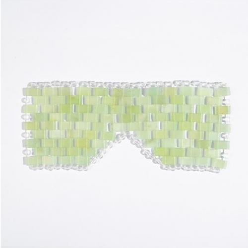 Jade Eye Curtain Eye Mask Handmade Natural Jade Mask Cover Eye Curtain Jade Mask