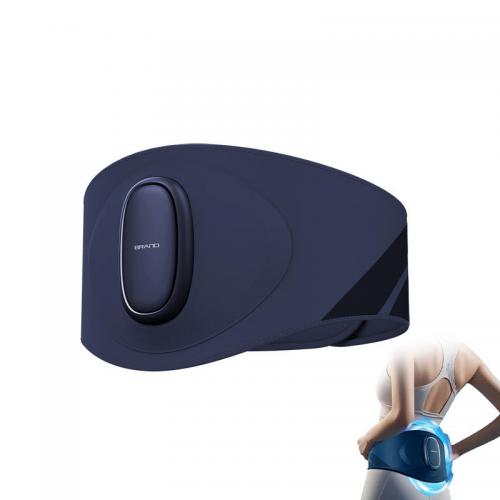 Lightweight Soft PU Leather Waist Support Belt Lumbar Relieve Pressure Rechargeable 3D Airbag Waist Massager for Relaxation