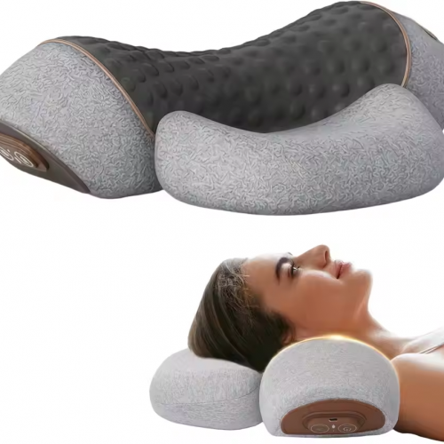 Phenitech 2025 New 3-in-1 Neck Massage Pillow, Pillow Massage Neck Hump, PillowTraction Massager, Heated Cervical Massager